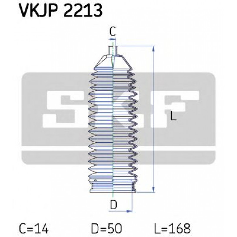 VKJP 2213 SKF - Пильовик привідного валу